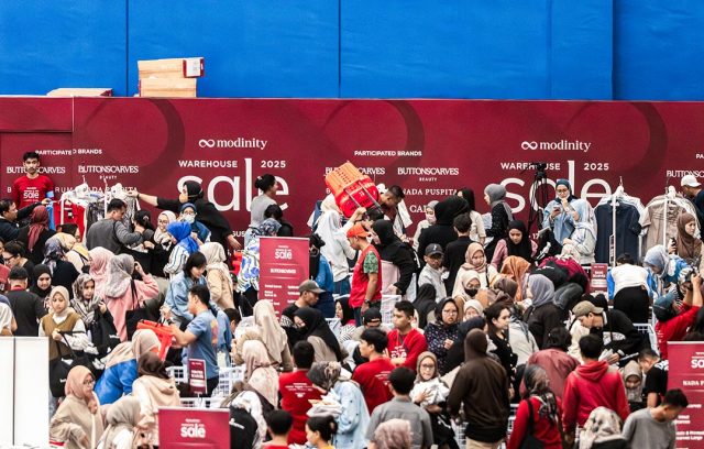 Modinity Warehouse Sale 2025 diskon fashion ICE BSD City - sumber foto Istimewa