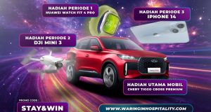 Promo Stay & Win dari Waringin Hospitality Hotel Group: Hadiah iPhone 14, Smartwatch, dan Drone Menantimu!