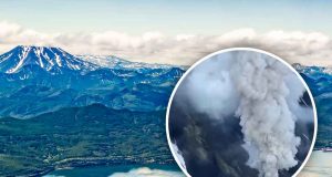 ilustrasi Letusan Gunung Krasheninnikov - sumber foto Istimewa