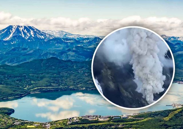 ilustrasi Letusan Gunung Krasheninnikov - sumber foto Istimewa
