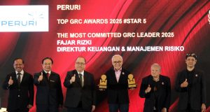 Buktikan Tata Kelola Kuat, PERURI Sabet Predikat Tertinggi di TOP GRC Awards 2025
