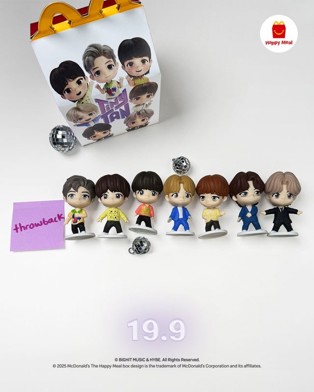 TinyTAN McDonald’s Indonesia - sumber foto Instagram mcdonaldsid