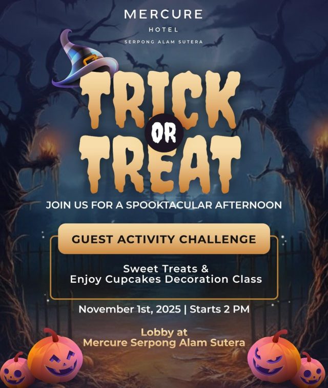 Mercure Serpong Alam Sutera Hadirkan Keseruan "Trick or Treat" untuk Rayakan Halloween