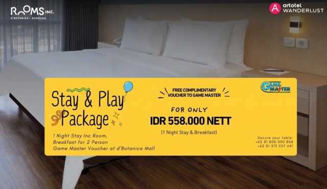Liburan Seru dan Praktis di Bandung Bareng Promo “Stay & Play” dari ROOMS INC D’Botanica Liburan Seru dan Praktis di Bandung Bareng Promo “Stay & Play” dari ROOMS INC D’Botanica