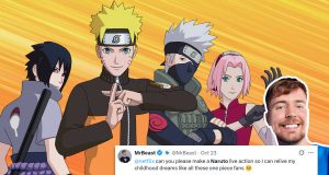 MrBeast Minta Netflix Bikin Live Action “Naruto”: Netizen Heboh, Akankah Jadi Kenyataan? MrBeast Naruto Live Action Netflix - sumber foto Istimewa