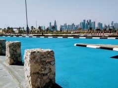 Qatar Cat Jalan Jadi Biru, Suhunya Turun hingga 20°C! Inovasi Ramah Iklim dari Timur Tengah Qatar Cat Jalan Jadi Biru, Suhunya Turun hingga 20°C! Inovasi Ramah Iklim dari Timur Tengah