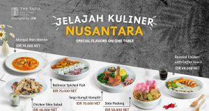 jelajah kuliner nusantara promo dari he Tavia Heritage Hotel, Cempaka Putih - sumber foto Tavia Heritage Hote