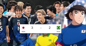 Brasil Takluk dari Jepang 3-2! Comeback Epik Layaknya di Anime Captain Tsubasa Brasil vs Jepang 3-2 - sumber foto Istimewa