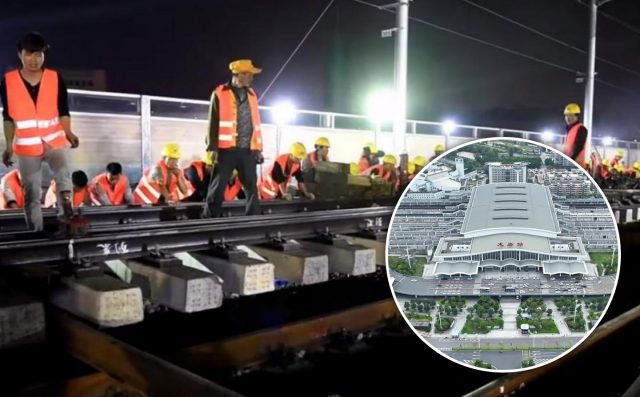 stasiun Nanlong proyek kereta cepat China - sumber foto btgfeed