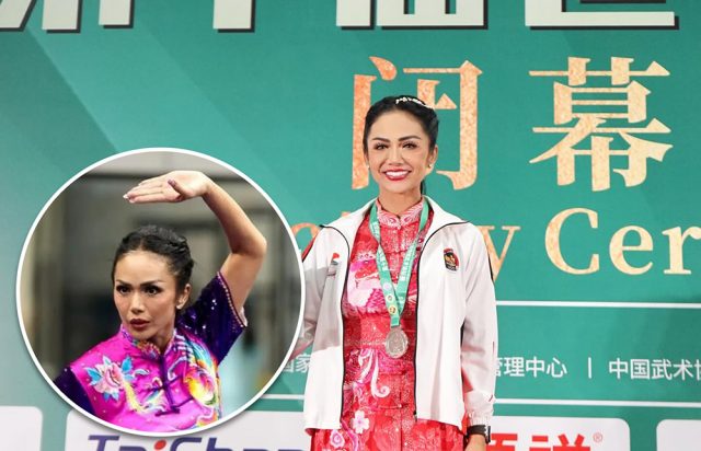Krisdayanti mendapatkan medali perak di World Kungfu Championships 2025 - sumber foto Instagram krisdayantilemos Krisdayanti mendapatkan medali perak di World Kungfu Championships 2025 - sumber foto Instagram krisdayantilemos