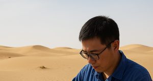 Inovasi Gila dari China! Bikin Kertas dari Pasir Gurun Tanpa Menebang Pohon ilustrasi kertas dari pasir gurun - sumber foto ChatGPT