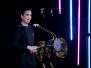 Menteri Pariwisata Luncurkan MaiA, Kecerdasan Buatan Khusus Wisata Indonesia Menteri Pariwisata Widiyanti Putri Wardhana saat sambutan memperkenalkan dan meluncurkan kecerdasan buatan MaiA (Meticulous Artificial Intelligence of Indonesia) sebagai bagian dari implementasi program prioritas Tourism 5.0 di Gedung Sapta Pesona, Jakarta, Jumat (28/11).