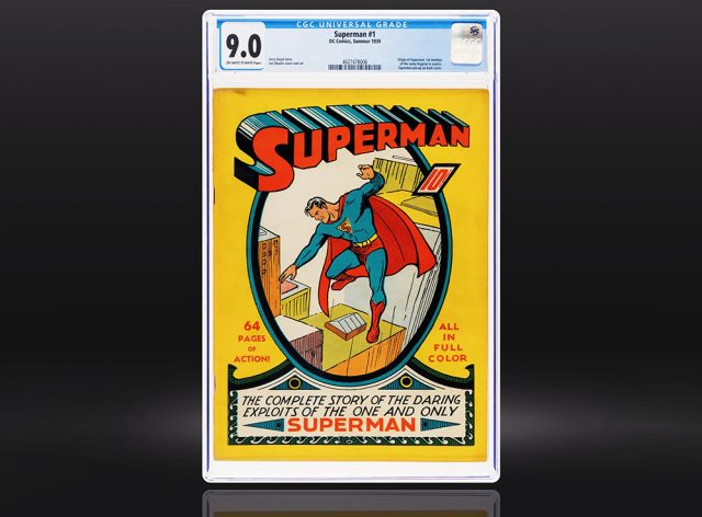 komik Superman #1 termahal di temukan di loteng rumah - sumber foto courtyard.io komik Superman #1 termahal di temukan di loteng rumah - sumber foto courtyard.io