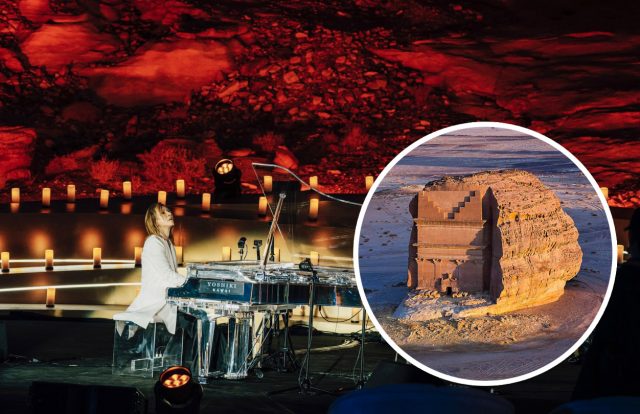 Yoshiki piano performance Konser di AlULa - sumber foto Instagram yoshikiofficial Yoshiki piano performance Konser di AlULa - sumber foto Instagram yoshikiofficial