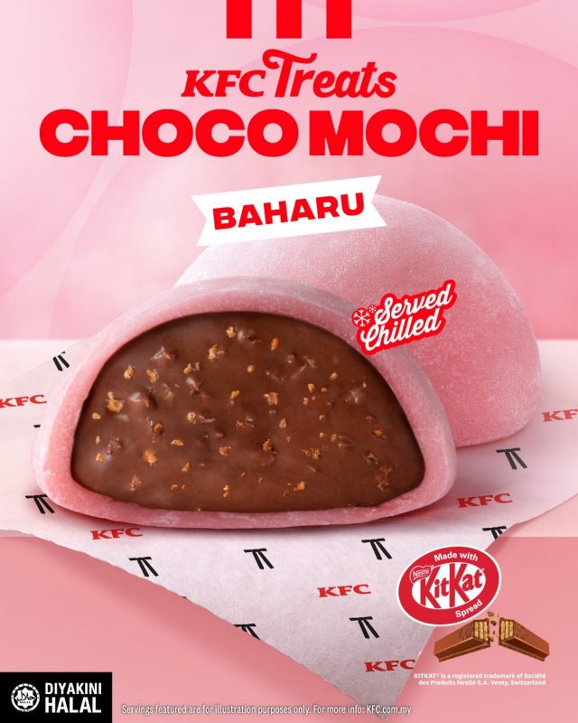 KitKat Choco Mochi dari KFC Malaysia - sumber foto Instagram MouthAttack KitKat Choco Mochi dari KFC Malaysia - sumber foto Instagram MouthAttack