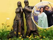 Shah Rukh Khan & Kajol Diabadikan Menjadi Patung di London! Sebuah Perayaan 30 Tahun ‘Dilwale Dulhania Le Jayenge’ Shah Rukh Khan & Kajol Dilwale Dulhania Le Jayenge - sumber foto BBC