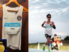 Robi Syianturi Lelang Jersey Emas Maraton SEA Games 2025, Dari Lintasan Juara untuk Sumatera Robi Syianturi Lelang Jersey Emas Maraton SEA Games 2025 - sumber foto Instagram Robi Syianturi