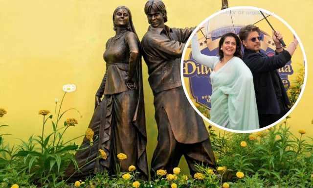 Shah Rukh Khan & Kajol Dilwale Dulhania Le Jayenge - sumber foto BBC Shah Rukh Khan & Kajol Dilwale Dulhania Le Jayenge - sumber foto BBC