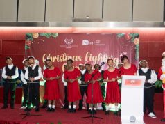 Merlynn Park Hotel Jakarta Hadirkan Pohon Natal dari 226 Kelapa Saat Lighting Ceremony! Merlynn Park Hotel Jakarta pada malam Christmas Lighting Ceremony 2025 - Sumber foto Merlynn Park