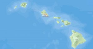 Pulau Hawaii Bergerak 7,5 cm pertahun - sumber foto Map Petal
