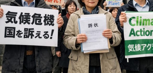 ilustrasi 450 Warga Jepang Gugat Pemerintah, Target Iklim Dinilai Tak Ambisius - sumber foto ChatGPT