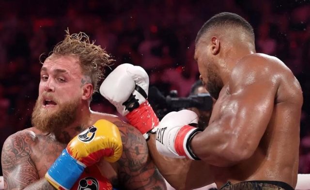 Jake Paul dan Anthony Joshua pertandingan tinju profesional - sumber foto Instagram Antohony Joshua Jake Paul dan Anthony Joshua pertandingan tinju profesional - sumber foto Instagram Antohony Joshua