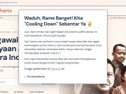 Transparansi di Ujung Jari: Kawal Harta Buka Data Kekayaan Pejabat, Kini “Cooling Down” Demi Kepastian Hukum Kawal Harta website mengalami cooling down - sumber foto kawalharta