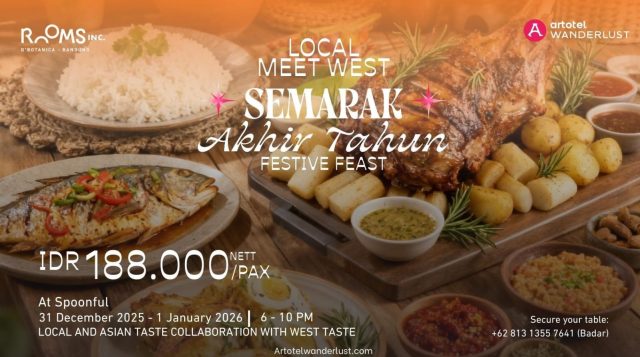 Menginap, Kuliner, hingga Pesta Tahun Baru dalam Semarak Akhir Tahun ROOMS INC Bandung