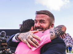 David Beckham & Lionel Messi Berpelukan di Lapangan! Inter Miami Raih MLS Cup Pertama dalam Sejarah David Beckham & Lionel Messi Berpelukan di Lapangan - sumber foto Instagram David Beckham