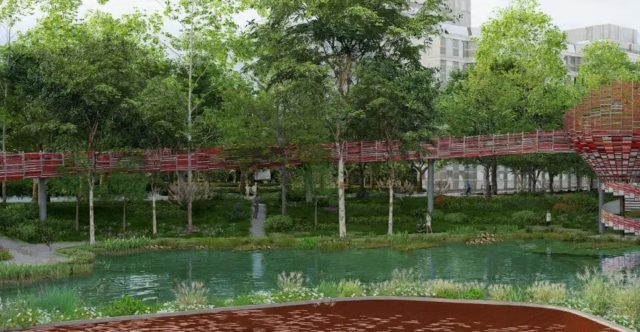 Taman Bendera Pusaka Barito Jakarta Selatan - sumber foto integrasitransitjakarta