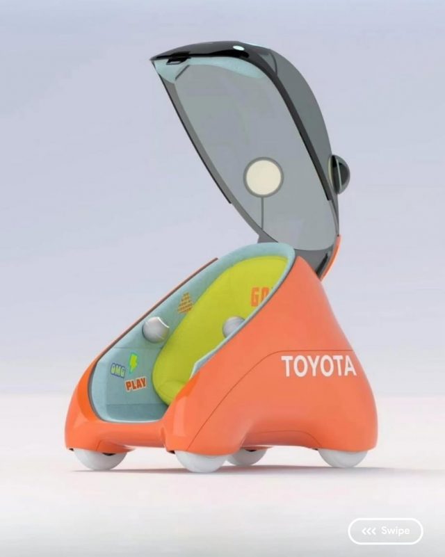 konsep Toyota Kids Mobi - sumber foto Instagram Techvicible konsep Toyota Kids Mobi - sumber foto Instagram Techvicible