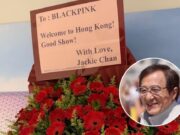 Jackie Chan Kirim Bunga untuk BLACKPINK di Hong Kong! Jackie Chan Kirim Bunga untuk BLACKPINK di Hong Kong - sumber foto Instagram Lalalisa