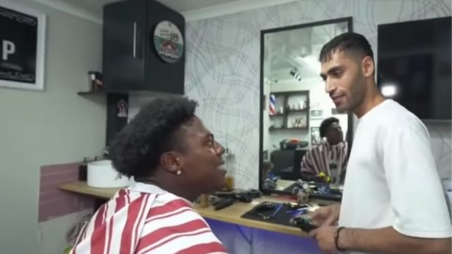 iShowSpeed di Afrika Selatan: Tip Rp84 Juta untuk Tukang Cukur Asal Gaza - sumber foto Tiktok