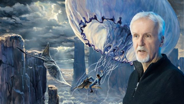 lukisan awal ide James Cameron untuk wind traders - sumber foto Filmjuice