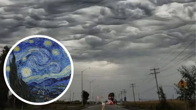 Langit Ottawa Fenomena Awan Asperitas Mendadak Seperti Lukisan Van Gogh - sumber foto Instagram