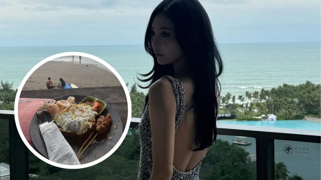 NingNing aespa posting perjalanan di bali - sumber foto Instagram @imnotningning