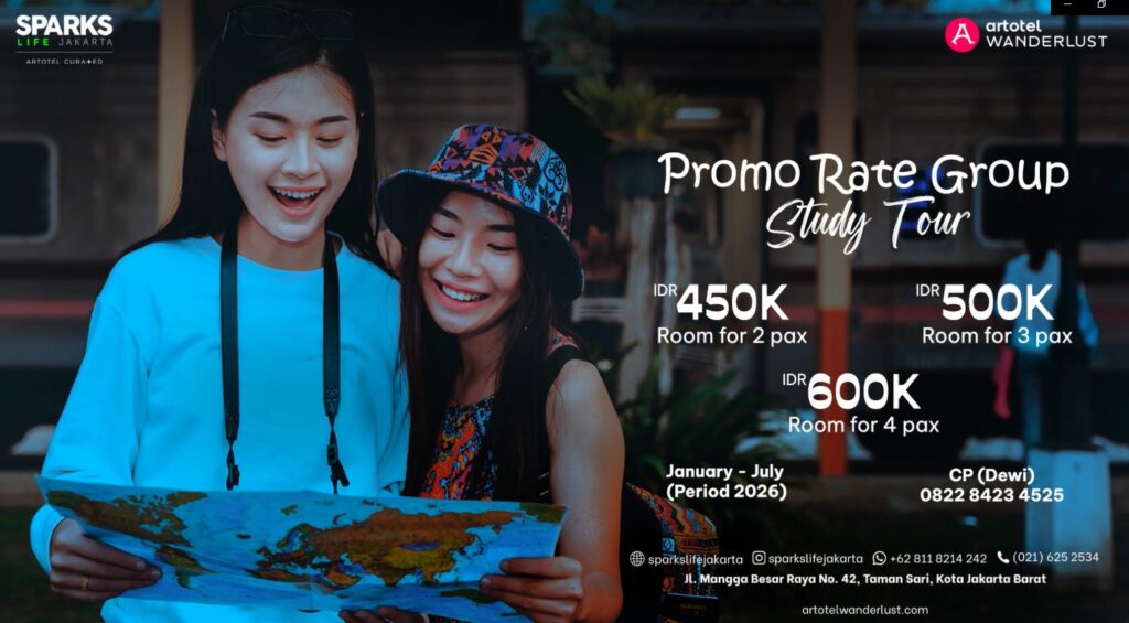promo SPARKS LIFE Jakarta, ARTOTEL Curated - sumber foto ARTOTEL