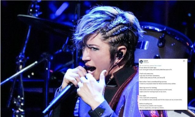 Gackt Hampir Tewas di Pegunungan Salju - sumber foto X Gackt