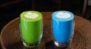 Matcha vs Blue Matcha - sumber foto MetaAi