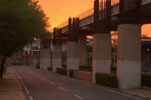 Tiang Monorel Rasuna Said Akhirnya Dibongkar - sumber foto Istimewa