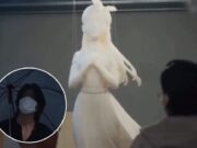 Setahun Kepergian Barbie Hsu, Jerry Yan dan Vic Chou Hadir di Peresmian Monumen Kenangan Patung memorial Barbie Hsu - sumber foto X/SMilkdrama