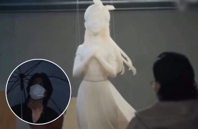 Patung memorial Barbie Hsu - sumber foto X/SMilkdrama