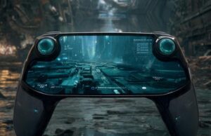 Sony Patenkan Controller Tanpa Tombol Fisik, Sinyal Awal Controller PS6? ilustrasi Sony Patenkan Controller Tanpa Tombol Fisik - sumber foto MetaAi