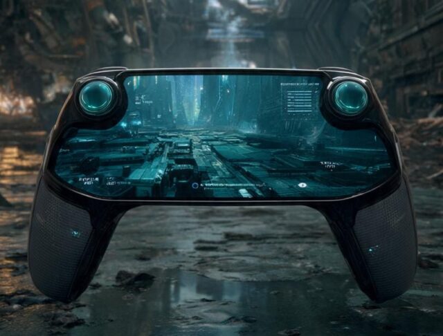 ilustrasi Sony Patenkan Controller Tanpa Tombol Fisik - sumber foto MetaAi ilustrasi Sony Patenkan Controller Tanpa Tombol Fisik - sumber foto MetaAi