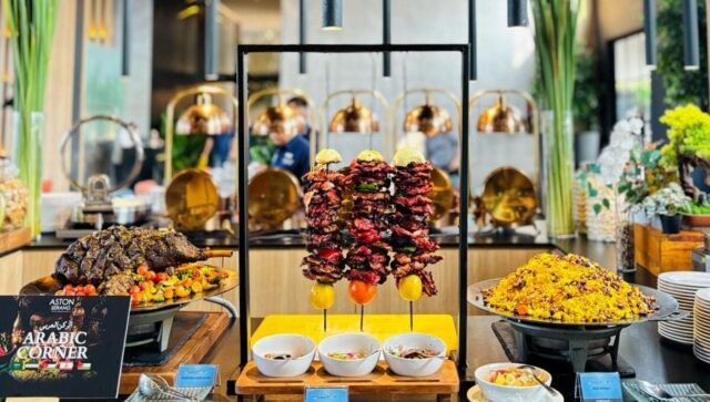 Pilihan hidangan internasional yang disajikan dalam Al Karamah Ramadan Iftar Aston Serang Hadirkan Pengalaman Kuliner Spesial untuk Hari Kasih Sayang, Imlek, dan Ramadan