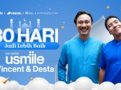 Bau Mulut Jadi Keluhan Tertinggi Saat Puasa, usmile Hadirkan Solusi Sains & Misi Kebaikan Ramadan 2026 Vincent Rompies dan Desta berbagi tips tentang bau mulut - sumber foto usmile