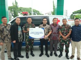 PERURI Serahkan Bantuan Ambulans kepada Kodim 0604/Karawang di Hari Pertama Ramadan 2026