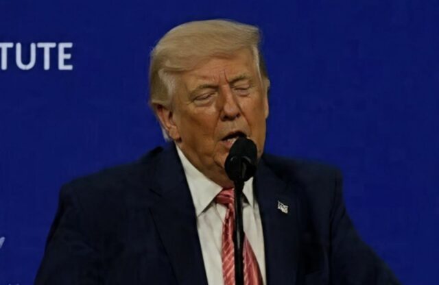 pernyataan kontroversial Donald Trump di FII Institute - sumber foto Instagram pernyataan kontroversial Donald Trump di FII Institute - sumber foto Instagram