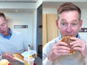 Chris Kempczinski Jadi Sorotan, Cara Makan Burgernya Bikin McDonald’s Viral Chris Kempczinski Jadi Sorotan, Cara Makan Burgernya Bikin McDonald’s Viral - sumber foto Instagram chrisk_mcd
