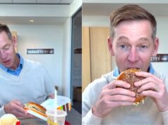 Chris Kempczinski Jadi Sorotan, Cara Makan Burgernya Bikin McDonald’s Viral Chris Kempczinski Jadi Sorotan, Cara Makan Burgernya Bikin McDonald’s Viral - sumber foto Instagram chrisk_mcd